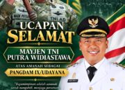 Putra Daerah Bali Pimpin Kodam IX/Udayana, Plt. Bupati Lamteng I Komang Koheri Sampaikan Ucapan Selamat