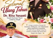Plt. Bupati Komang Koheri Sampaikan Ucapan Selamat Ulang Tahun kepada Kajari Lamteng Dr. Rita Susanti