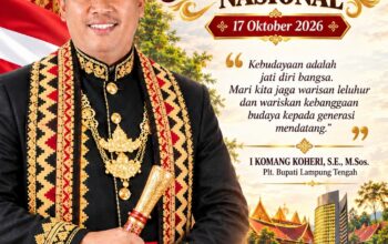 Hari Kebudayaan Nasional 2026, Plt. Bupati Lamteng Ajak Masyarakat Lestarikan Warisan Budaya Bangsa