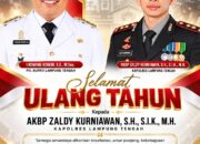 Plt. Bupati Komang Koheri Sampaikan Ucapan Selamat Ulang Tahun kepada Kapolres Lampung Tengah