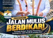 Program Jalan Mulus BERDIKARI, Komang Koheri Siapkan Percepatan Penanganan Jalan Rusak di Lampung Tengah pada 2027
