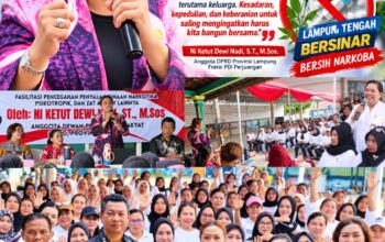 Ni Ketut Dewi Nadi Gaungkan Lampung Tengah Bersinar, Ajak Masyarakat Perkuat Pencegahan Narkoba