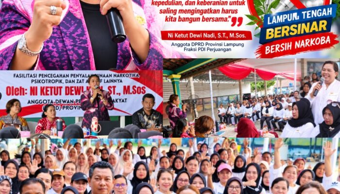 Ni Ketut Dewi Nadi Gaungkan Lampung Tengah Bersinar, Ajak Masyarakat Perkuat Pencegahan Narkoba