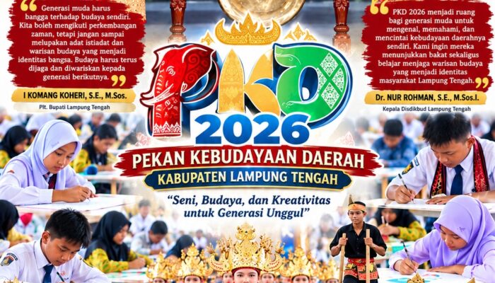 Disdikbud Lamteng Gaungkan Pelestarian Budaya Lewat Beragam Lomba di PKD 2026
