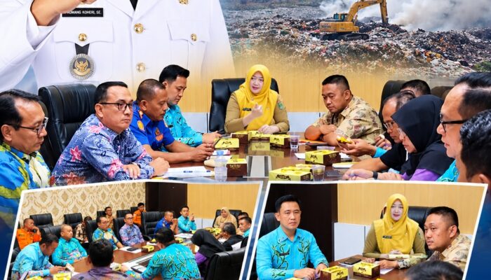 Pimpin Rakor Kebakaran TPA Bandar Jaya, Candra Puasati Tekankan Sinergi dan Penanganan Nyata