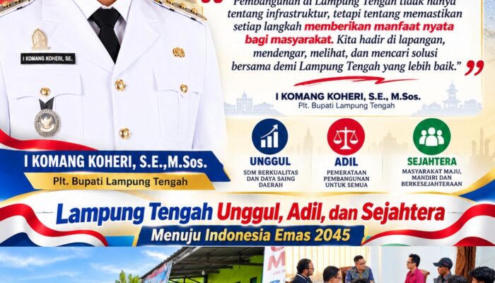 Usai Penandatanganan Kontrak, Plt. Kadis BMBK Lamteng Tinjau Proyek Jalan Bandarsari–Mojokerto