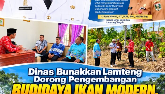 Dinas Bunakkan Lamteng Dorong Pengembangan Budidaya Ikan Modern, Lima Kampung Raih Bantuan Mini RAS dari KKP RI Tahun 2026