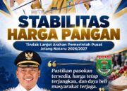 Jalankan Arahan Pemerintah Pusat, Plt. Bupati Komang Koheri Instruksikan OPD Jaga Stabilitas Harga Pangan di Lampung Tengah