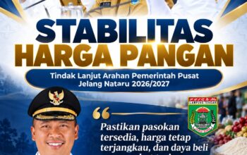 Jalankan Arahan Pemerintah Pusat, Plt. Bupati Komang Koheri Instruksikan OPD Jaga Stabilitas Harga Pangan di Lampung Tengah