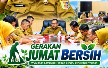 Perkuat Pengelolaan Sampah, Sulpakar Gerakkan Jumat Bersih di Lampung Tengah