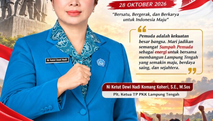 Hari Sumpah Pemuda 2026, Plt. Ketua TP PKK Lamteng Ajak Keluarga Perkuat Karakter Dan Persatuan Generasi Muda