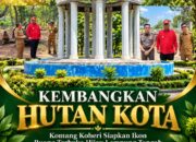 Kembangkan Hutan Kota, Komang Koheri Siapkan Ikon Ruang Terbuka Hijau Lamteng