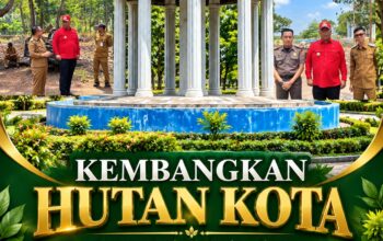 Kembangkan Hutan Kota, Komang Koheri Siapkan Ikon Ruang Terbuka Hijau Lamteng