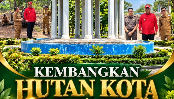 Kembangkan Hutan Kota, Komang Koheri Siapkan Ikon Ruang Terbuka Hijau Lamteng