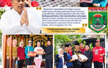 Komang Koheri Hadirkan Kepedulian untuk Anak-Anak Panti Asuhan Jalasutra Bandarjaya Lampung Tengah