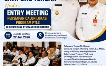Percepat Pembangunan Daerah, Plt. Bupati Lamteng Dukung Program Strategis Nasional